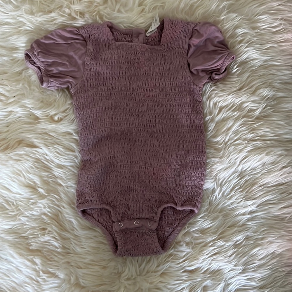Pink Kids One Piece Bodysuit